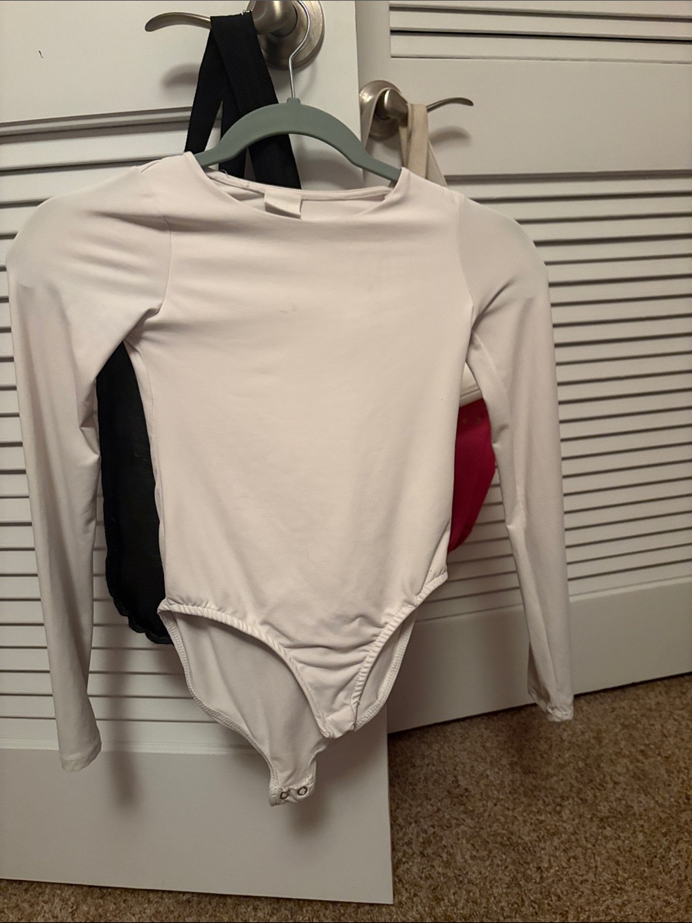 Zara White Long-Sleeve Kids One-Piece Bodysuit